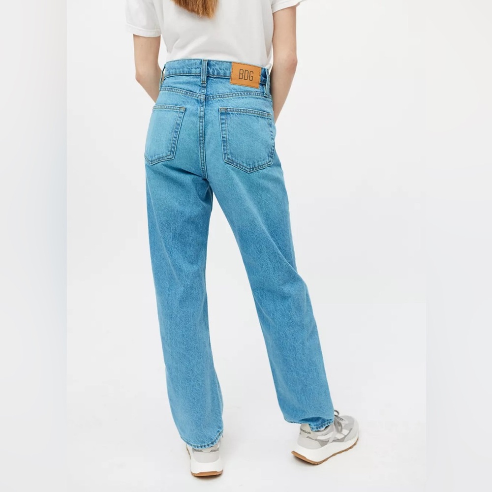 BDG High Waisted Cowboy Jean Turquoise